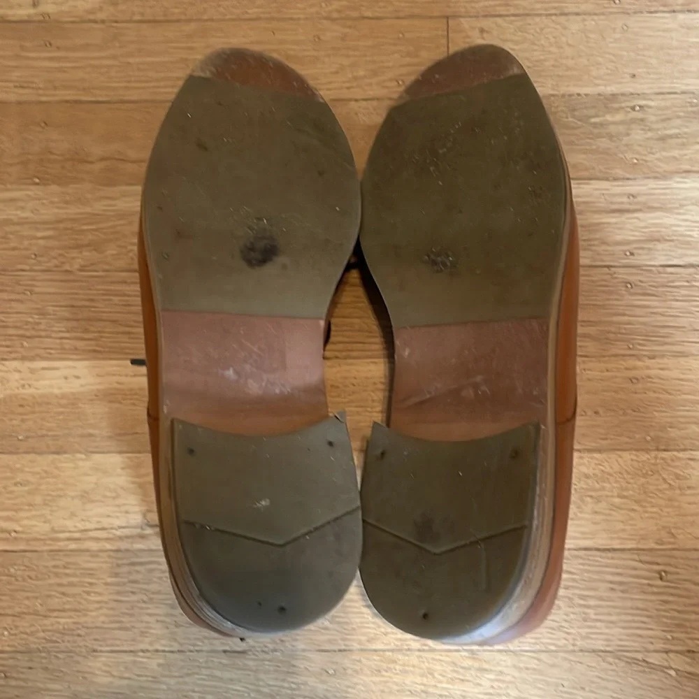 H&M Light Brown Leather Dress Shoes - Picture 7 of 9